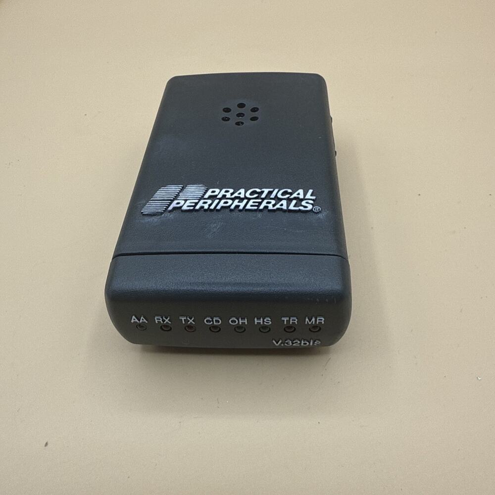 Vintage Practical Peripherals V.32bis Portable (Dial-up) Phone Modem Tested